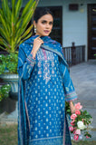 Zeen Woman WFM32209 Prussian Noura Lawn 2022 Online Shopping
