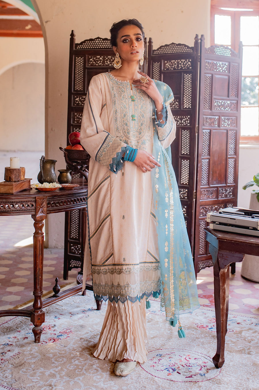 Zeen WFM32342 Cream Zemira Spring Collection 2022 Online Shopping