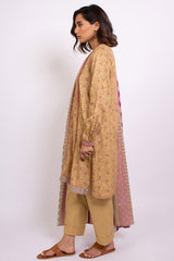 Zeen Woman 3 Piece Embroidered Cottel Suit WFM32696 Mustard Winter Collection Vol 1 2022 Online Shopping