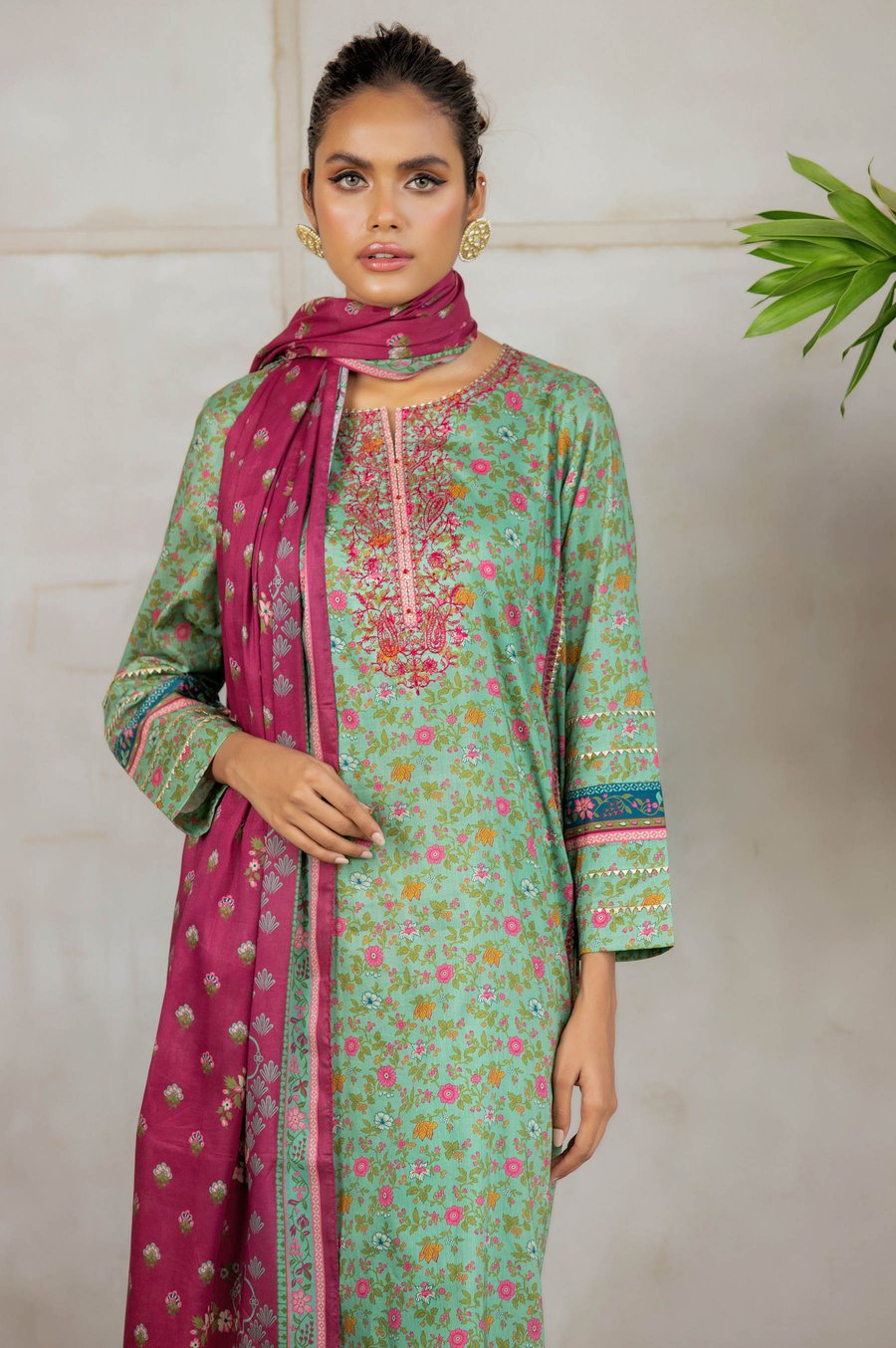 Zeen Wlm31530 Green Soraya Lawn 2021