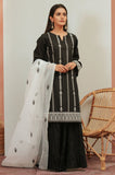 Zeen Wum31101 Ebony Black Luxury Chiffon 2021