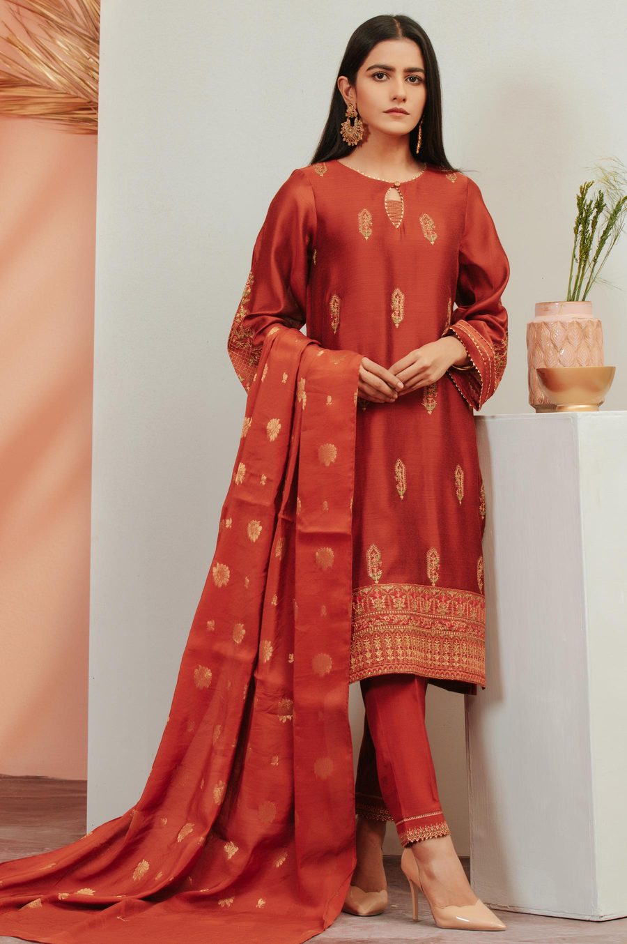 Zeen Wum31111 Cinnamon Rust Luxury Chiffon 2021