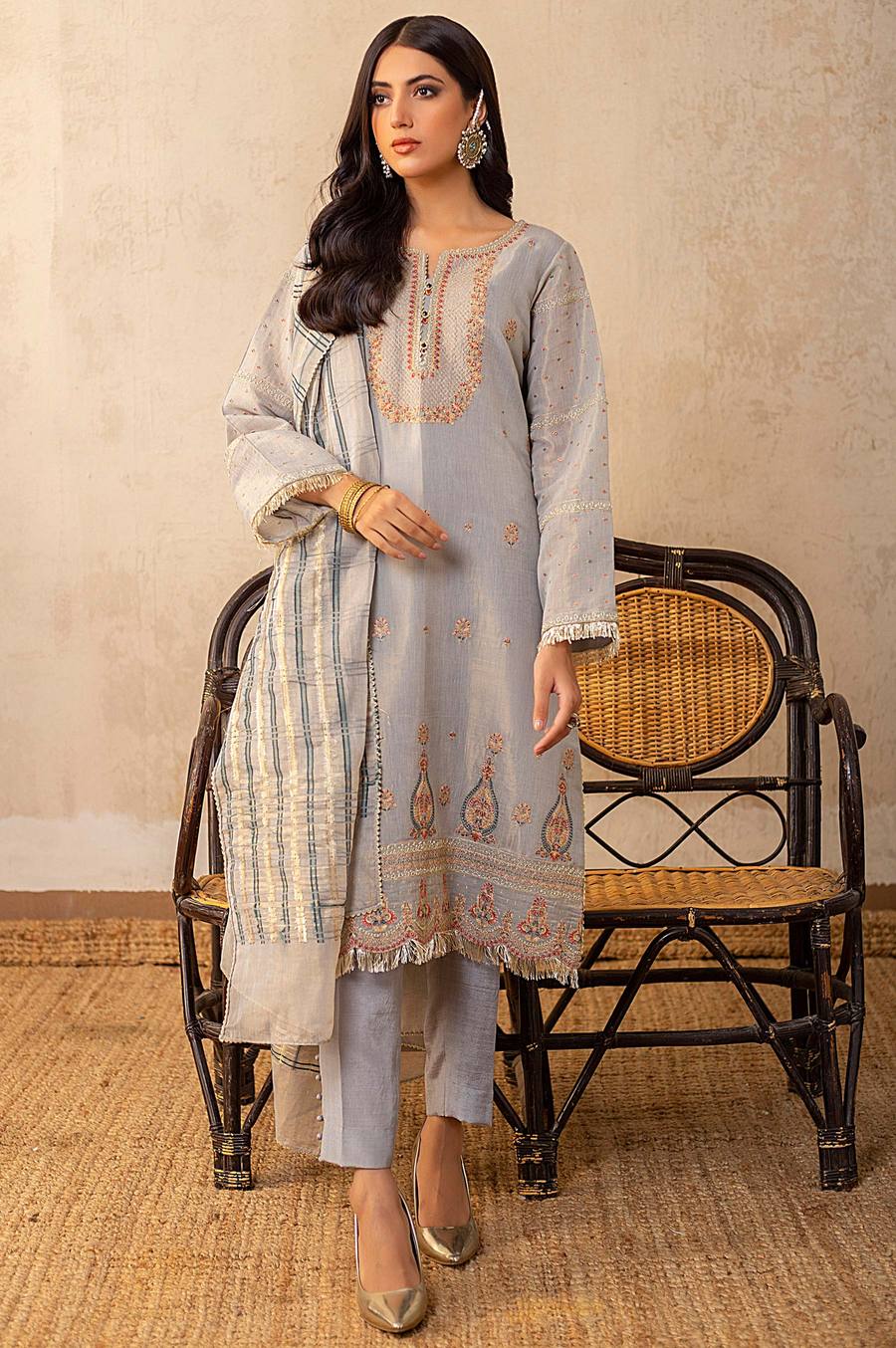 Zeen Wum31301 Winter Sky Luxury Chiffon 2021