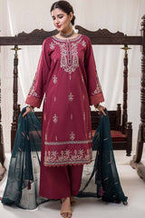 Zeen Wum31322 Maroon Luxury Chiffon 2021