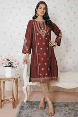 Zeen Wzm11407 Maroon Luxury Pret 2021