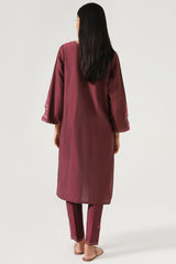 Zeen Woman 2 Piece Cotton Silk Suit WZM22303 Purple Winter Collection Vol 1 2022 Online Shopping