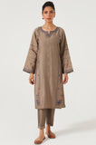 Zeen Woman 2 Piece Cotton Silk Suit WZM22304 Grey Winter Collection Vol 1 2022 Online Shopping