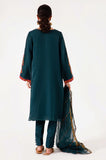 Zeen Woman 3 Piece Organza Suit WZM32228 Teal Winter Collection Vol 1 2022 Online Shopping