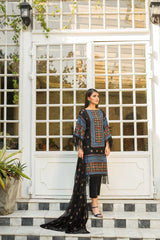 Bareeze Aangan Range Ch2922 Black Collection 2021