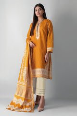 A21380 Yellow Khaadi Autumn Collection 2021