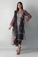 A21386 Black Khaadi Autumn Collection 2021