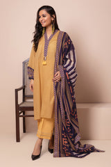 Khaadi A22101 Beige Summer Lawn 2022 Online Shopping