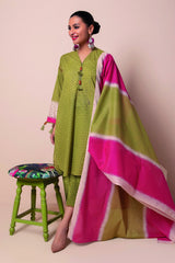 A22106 Green Khaadi Online Spring Summer 2022