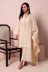 Khaadi A22109 Beige Summer Lawn 2022 Online Shopping