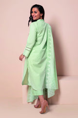 A22109 Green Khaadi Online Spring Summer 2022