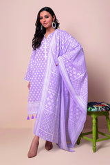 A22110 Purple Khaadi Online Spring Summer 2022