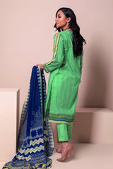 A22111 Blue Khaadi Online Spring Summer 2022