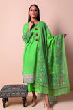 A22113 Green Khaadi Online Spring Summer 2022
