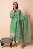 Khaadi A22113 Green Summer Lawn 2022 Online Shopping