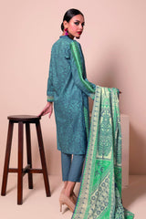 A22114 Blue Khaadi Online Spring Summer 2022