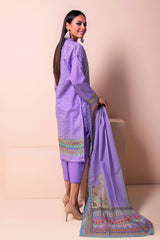 A22115 Purple Khaadi Online Spring Summer 2022