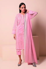 A22116 Pink Khaadi Online Spring Summer 2022