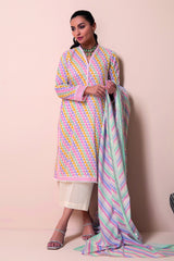 A22118 White Khaadi Online Spring Summer 2022