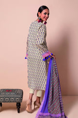 A22120 White Khaadi Online Spring Summer 2022