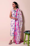 Khaadi A22123 White Summer Lawn 2022 Online Shopping