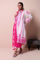 A22124 Red Khaadi Online Spring Summer 2022