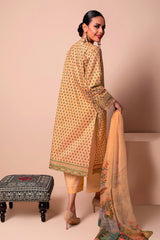 A22130 Yellow Khaadi Online Spring Summer 2022