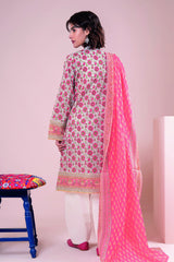 A22142 Pink Khaadi Online Spring Summer 2022