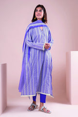 A22144 Purple Khaadi Online Spring Summer 2022