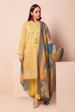 Khaadi A22152 Yellow Summer Lawn 2022 Online Shopping