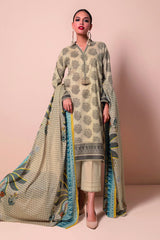 A22153 Beige Khaadi Online Spring Summer 2022