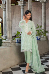 Bareeze Art Of Chikankari Er665 Green Collection 2021