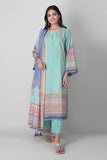 Khaadi Ab21110 Blue Summer Lawn 2021
