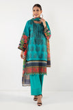 Khaadi ACA22218 Turquoise Eid Lawn Collection 2022 Online Shopping