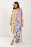 Khaadi ACA22223 Beige Eid Lawn Collection 2022 Online Shopping