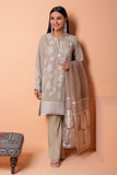 Khaadi ACO22203 Beige Eid Lawn Collection 2022 Online Shopping