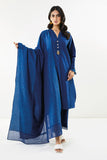 Khaadi ACO22204 Blue Eid Lawn Collection 2022 Online Shopping