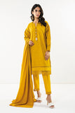 Khaadi ACO22204 Yellow Eid Lawn Collection 2022 Online Shopping