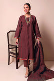 Aj21404 Brown Khaadi Online Spring Summer 2022