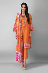 Ak21407 Yellow Khaadi Winter 2021