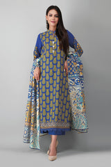 Ak21408 Blue Khaadi Winter 2021