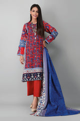 Ak21409 Red Khaadi Winter 2021