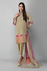 Ak21410 Green Khaadi Winter 2021