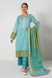 Khaadi A L ALA22301 Blue Cambric Lawn 2022 Online Shopping
