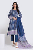 Khaadi A L ALA22304 Blue Cambric Lawn 2022 Online Shopping