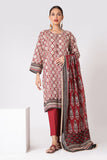 Khaadi A L ALA22306 Red Cambric Lawn 2022 Online Shopping
